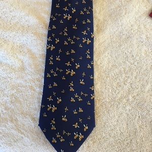Brooks Brothers Silk Bumble Bee Tie